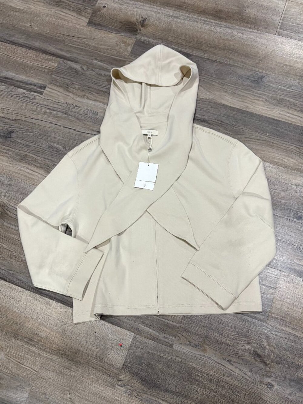 Insis Tie Scarf Hooded Jacket